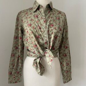 Floral Button-Down Shirt